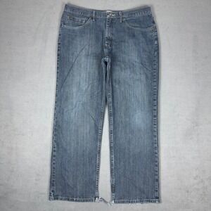 Lee Premium Select Jeans Mens 38x30 Blue Denim Relaxed Straight Leg Cotton Work